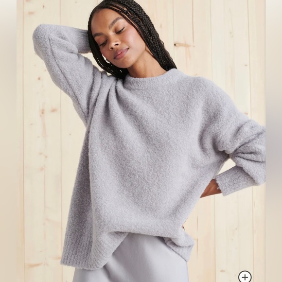 Jenni Kayne Sweaters - Jenni Kayne Boucle Cocoon Crewneck Sweater